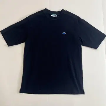 SHIPS 별주 라코스테 파란 악어 릴랙스 핏 모크넥 티셔츠