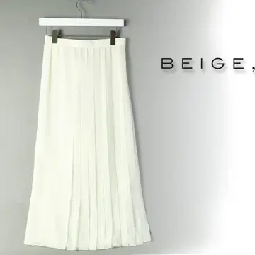 350 새상품 BEIGE 베이지 PARM 플리츠 스커트 2
