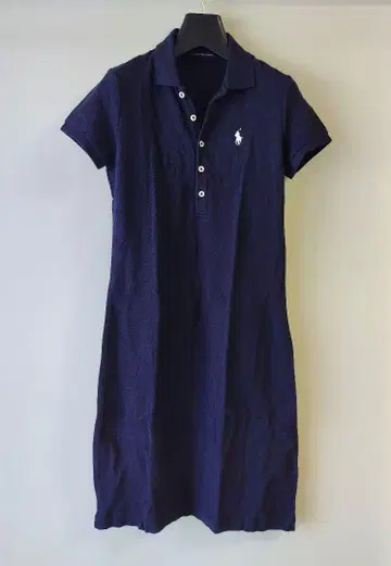 미사용 RALPH LAUREN 폴로 셔츠 원피스 네이비