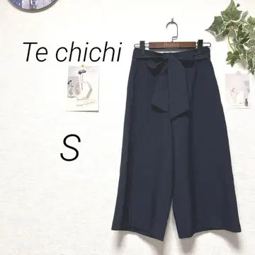 9705 Te chichi 테치치 허리 리본 와이드 팬츠 오피스