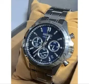 SEIKO 크로노그래프 네이비 SBTR011