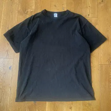 90s Russell 블랙 티셔츠 무지 레어