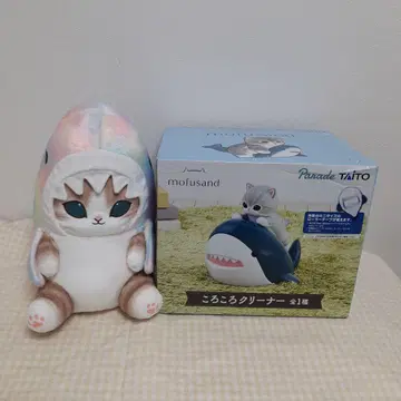 모프샌드 mofusand 상어냥 파스텔 롤 클리너