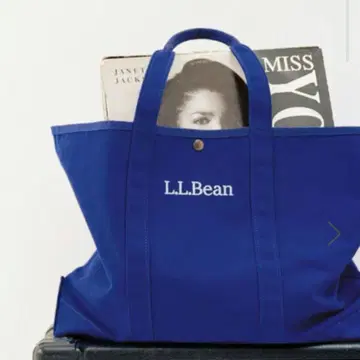 L.L.Bean for SALON 별주 식료품 토트 블루
