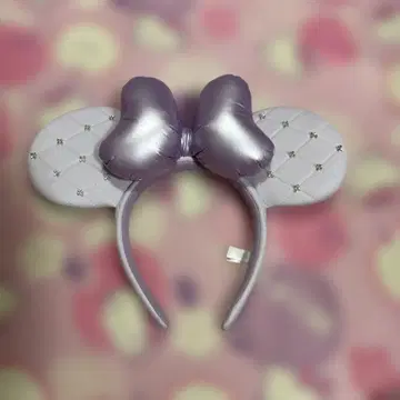 디즈니 미니 퀼팅 머리띠 연보라