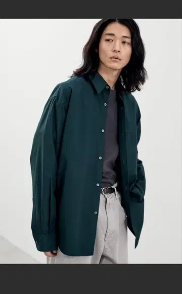 WYM 다크 그린 셔츠