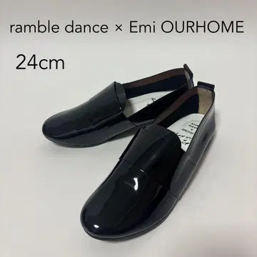 Lee 한정 럼블 댄스 Emi 레더 슬립온 에나멜 24cm
