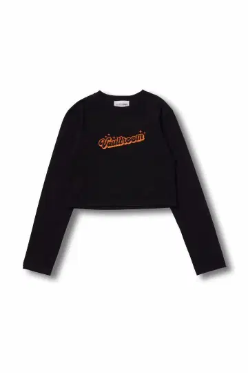 Women's SPARKLE LOGO CROPPED L/S TEE