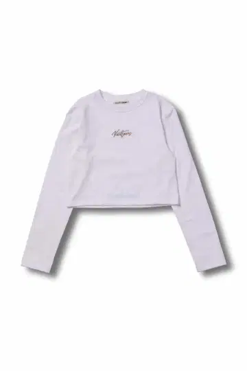 Women's SCRIPT LOGO CROPPED L/S TEE