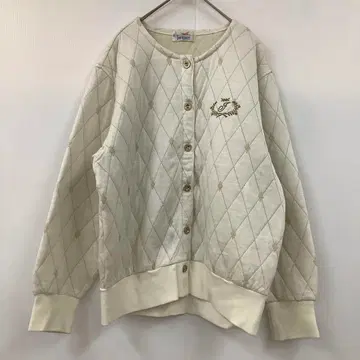 Jantzen 얀센 가디건 겉옷 자수 로고 vintage