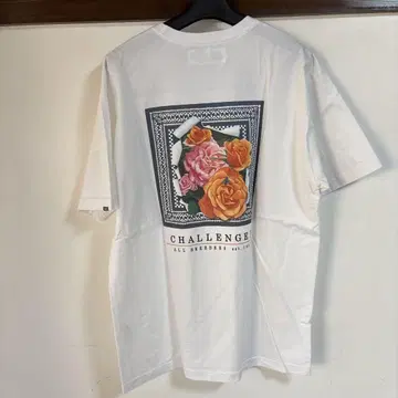 CHALLENGER - ROSE BANDANA TEE - WHITE