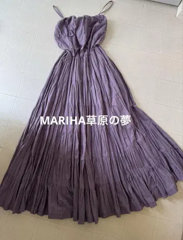 MARIHA 초원의 꿈 드레스 베어탑 맥시 드레스