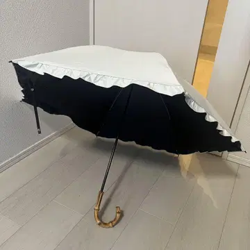 완전 차광 100% 최강의 양산 UVO 우보 프릴 3단 접이식 양산