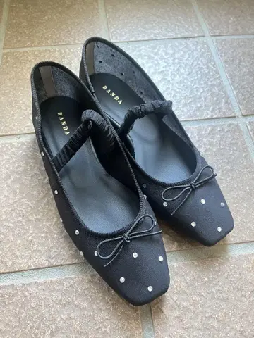 RANDA 비쥬 시어 플랫 펌프스