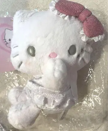 헬로키티 화이트 천사 키링