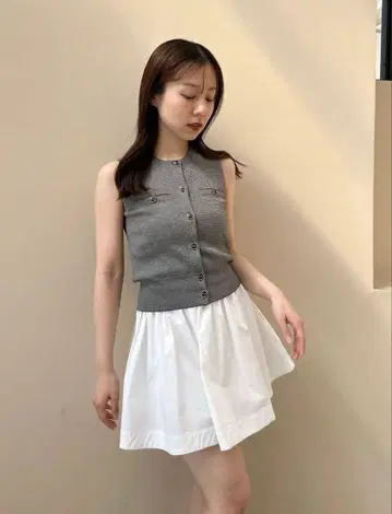 SNIDEL 스나이델 Sustainable 니트 베스트 풀오버