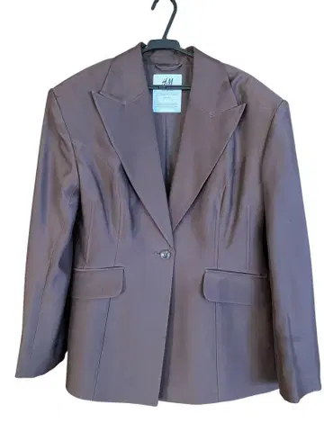 H&M 브라운 테일러드 자켓 US 12