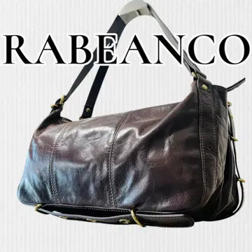 [컨디션 최상] RABEANCO 2way 숄더백 토트 천연 가죽 레어