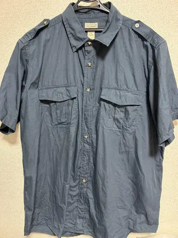 L.L.Bean 90~00년대 코튼 반팔 셔츠 워크 셔츠