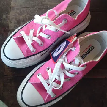 CONVERSE 핑크 통굽 스니커즈