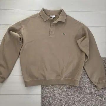 Lacoste 베이지 피케 셔츠 트레이닝복