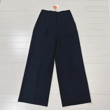 새상품 플라스테 PLST 웜 리저브 와이드 팬츠 블랙 L