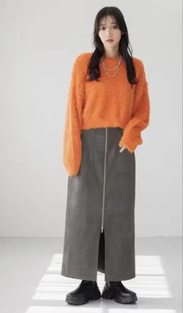 LOWRYS WARM 샤기 풀오버 LS