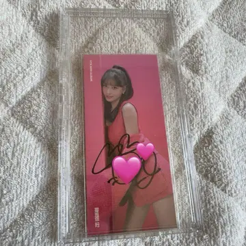 TWICE 사인 포함 북마크 모모 미국 한정판