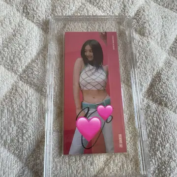 TWICE 사인 포함 북마크 지효 미국 한정판