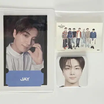제이 ENHYPENCAFE 2025 캔뱃지 & 예약 특전 카드