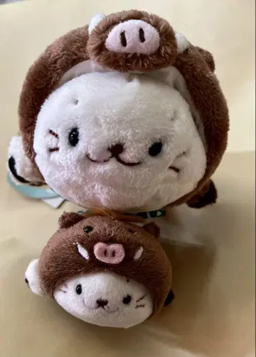 시로탄 십이지 돼지 봉제 인형 & 마스코트