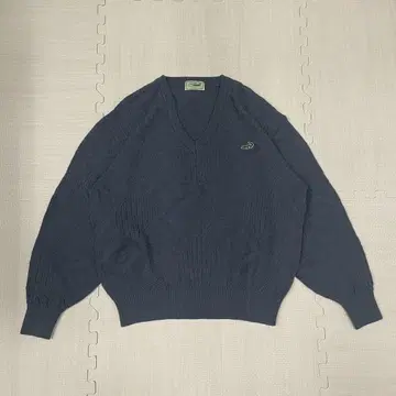 vintage 니트 자수 와펜 아메카지 캐주얼