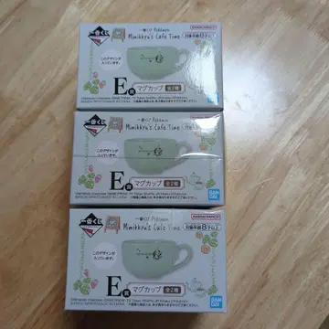 제일복권 포켓몬 테이블웨어 미미큐 E상 그린 3세트