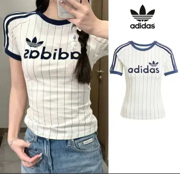 adidas 리니어 그래픽 반팔 티셔츠