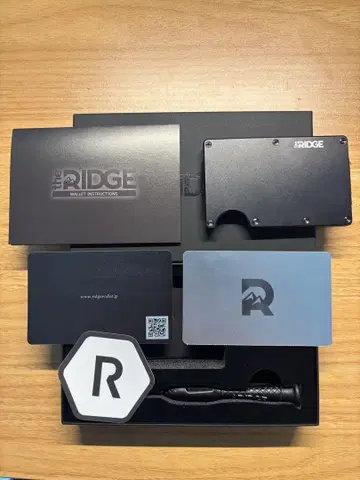 Ridge 블랙 카드 케이스
