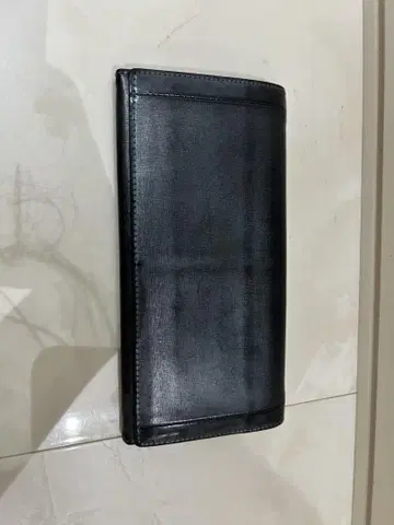 렉서스 블랙 가죽 장지갑