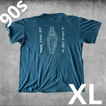 90s Jesus Oneita Teal XL