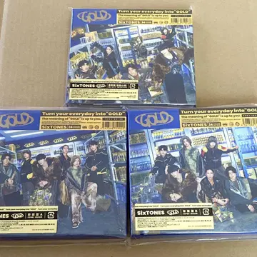 SixTONES GOLD 3 형태