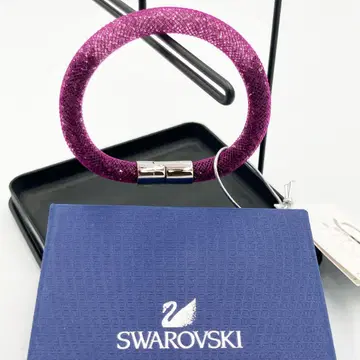 [미개봉 새상품] SWAROVSKI 스와로브스키 팔찌 보라색