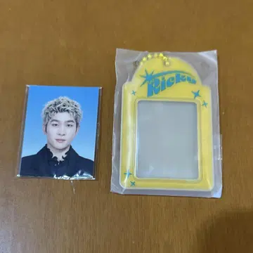오쿠다 리키야 증명사진풍 스티커 미니 카드 케이스 키링 세트