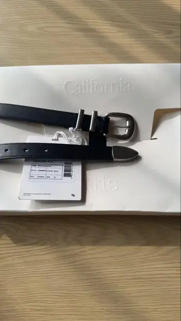 Wilshire Western Leather Belt | Black