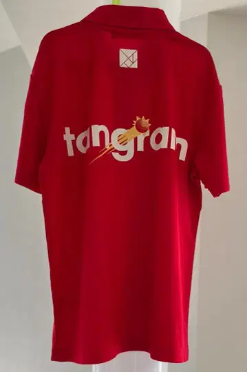 새상품급/Tangram 빨간색 피케 셔츠