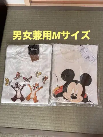 인세 컬렉션 Disney 미키 칩 & 데일 티셔츠 M 사이즈