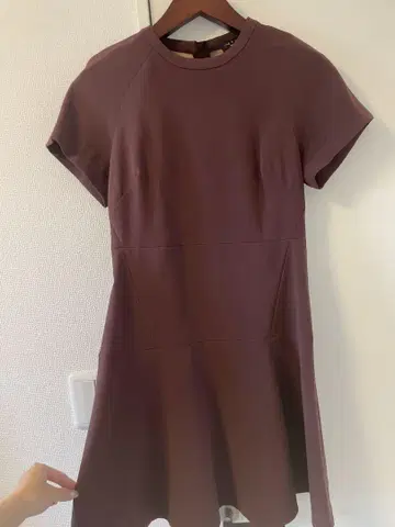 RAG&BONE 랙앤본 보르도 반팔 백 지퍼 원피스
