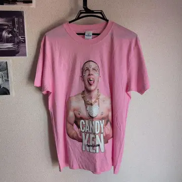 CANDY KEN 핑크 티셔츠 Fancy Him LARGE