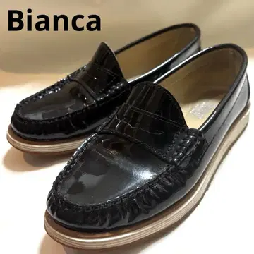 Bianca 로퍼 블랙 에나멜