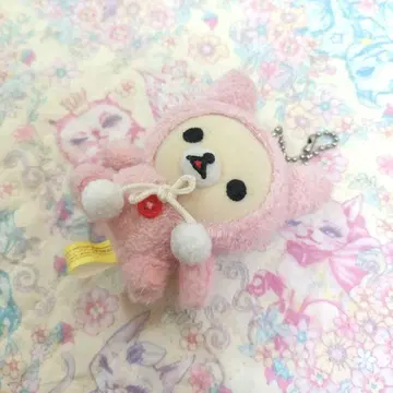 리락쿠마 코리락쿠마 따뜻한 토끼 마스코트 헤이세이 레트로 당시 물품