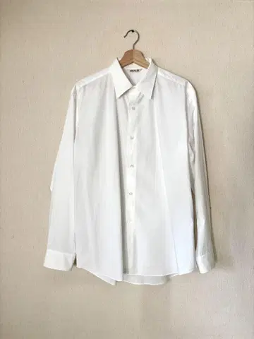 오라리 WASHED FINX TWILL SHIRTS