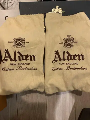 Alden 부츠 주머니 코튼 제