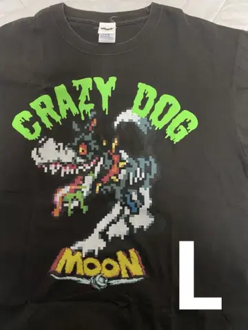 [ 초레어 ] moon CRAZY DOG 티셔츠 L 사이즈